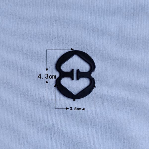 BH-stroppeklemmer, 9-delt stroppeholder-sett, skjuler løse stropper for racerback-topper og -kjoler, svart, beige og klar