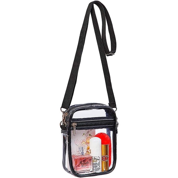 IC Genomskinlig Crossbody-väska, Stadium godkänd för konserter,