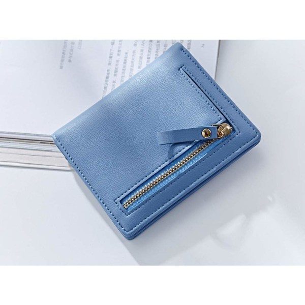 IC Damplånbok Liten Bifold Läderficka Plånbok Dam Mini