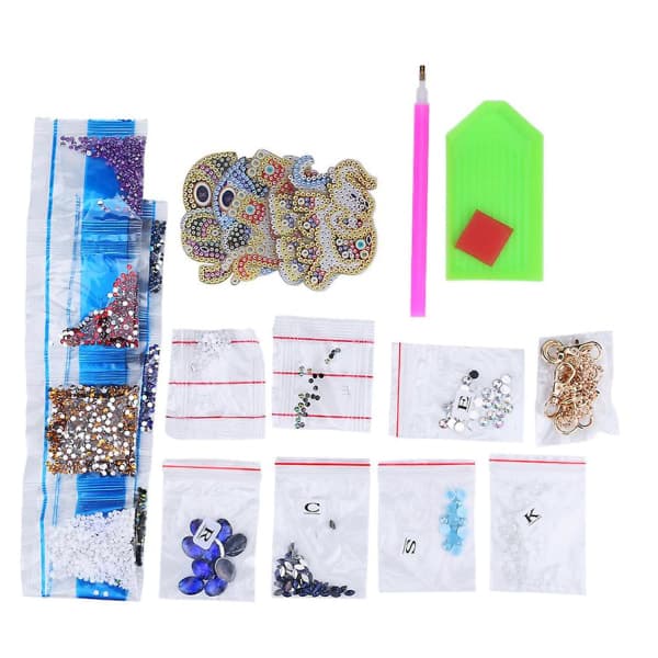 5 st nyckelringar, handgjorda DIY, skor och hattar 5-pack IC