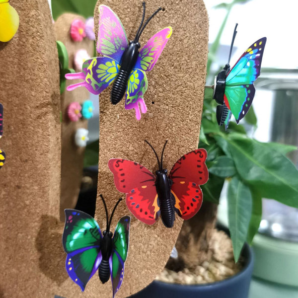 20 st vackra fjärilsformade knappnålar Häftstift Dekor