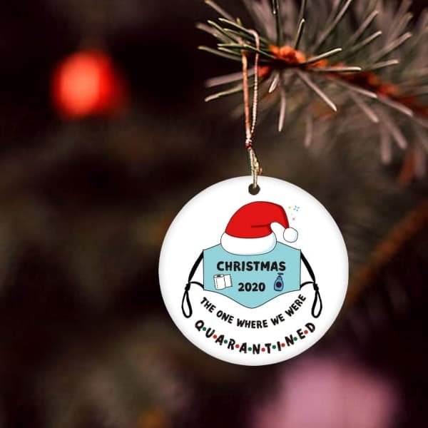 IC Juletræspynt 2020 Pynt Bär Hat Pandemi