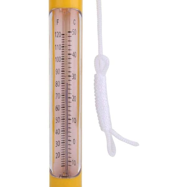 Tegneserie Solkrokodille Pooltermometer med snor