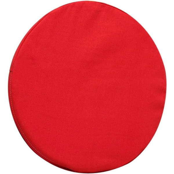 IC Generisk bilstol Bäddsoffa Kudde Runda kuddar Sittdynor Trädgårdsheminredning (röd tjocklek 5 cm diameter 38 cm)