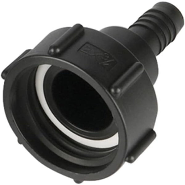 IBC-tankadapter for hageslange 60 mm grov gjenger til 38 mm