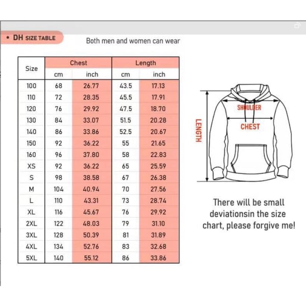 Regnbågsvänner 3D-tryckt hoodie F8 tröja F8 XXS
