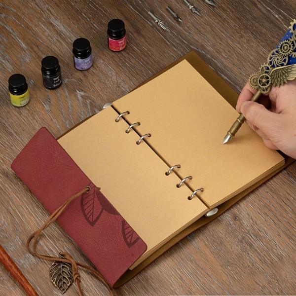IC Antik Dip Pen Kit 4 Vaihtoehtoista Kynän Kärkeä Fjäder Penna Kalligrafi Lahja Kynäsetti