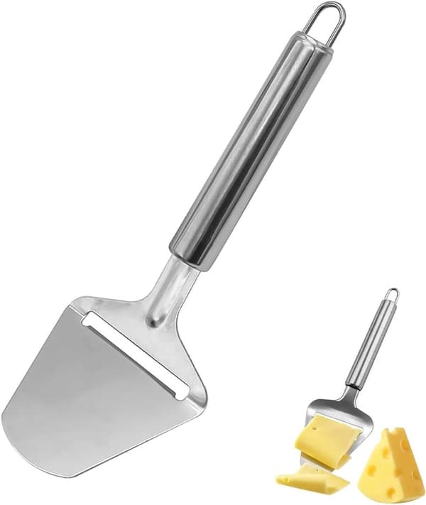 Osthyvel - Rostfritt Stål, Manuell - för Ost, Citrus, Hårda Grönsaker - Silver - 22*7.5 cm