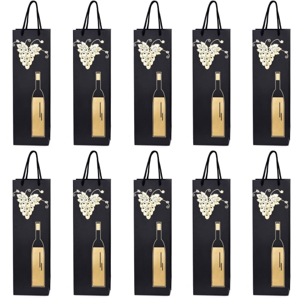 10 flaskeposer gaveposer til vin, prosecco og champagne 40 x 12