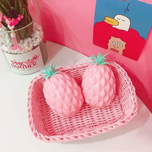 IC Ananas Bold Venting Kugler Tryk Aflastning Legetøj - Rosa