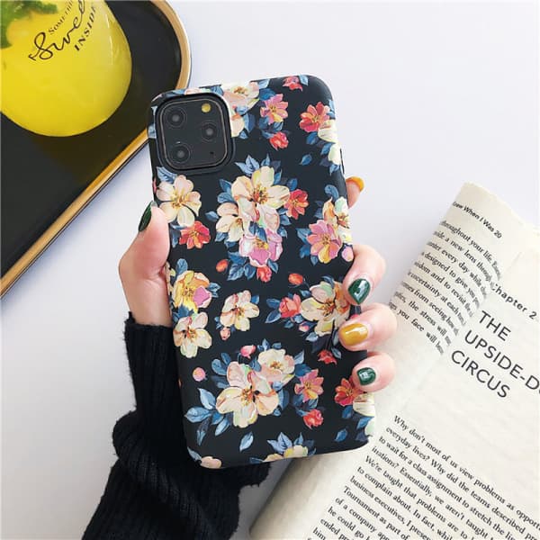 IC-etui til iPhone, Blomster Blomstermønster Stødsikkert