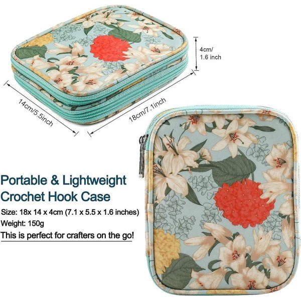 IC CNE Etui, Ergonomiske Hæklenåle Organiser