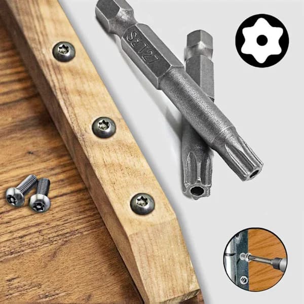 11 pcs Torx Screwdriver Bits Set Hex Security Magnetic Head 50 100mm Extra Long 12pcs 50mm 12pcs 50mm