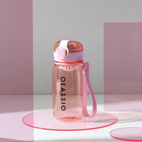 IC Bærbar plastkopp - rosa