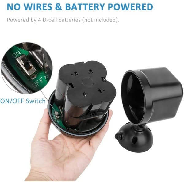 IC NOE Batteridriven utomhuslampa med sensor, LED