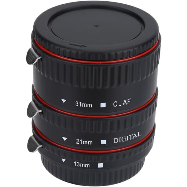 IC Autofokus Makroobjektiv Förlängningsrör Set AF Makro Förlängningsrör Ring 13mm, 21mm, 31mm