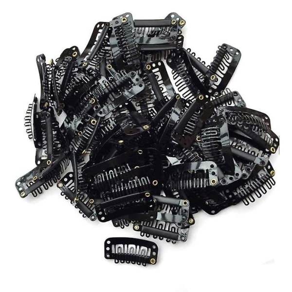 IC 40 Pakk U-formet jern Snap Clips for hårforlengelser parykk