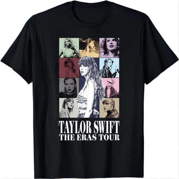 Taylor Swift -painettu lyhythihainen T-paita naisille GH1019-F GH1019-F GH1019-F 2XL GH1019-F 2XL