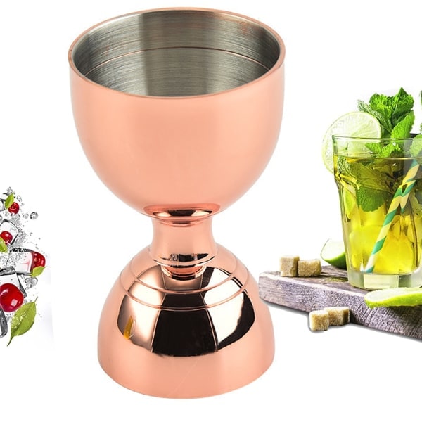IC Cocktail Dobbel Jigger i Rustfritt Stål for Bartending - Bar