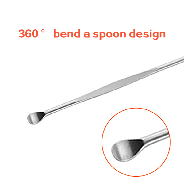 6 st rostfritt stål gräv öron sked öron krok öronrengöring 6PCS