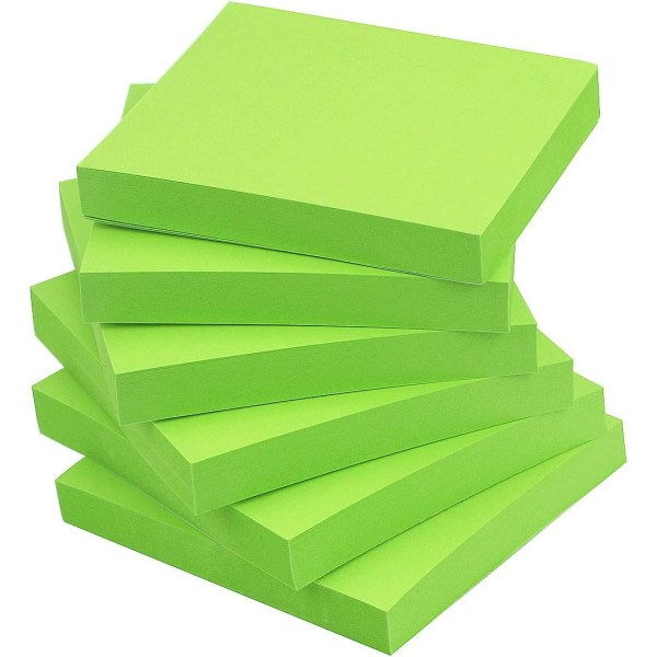 IG Sticky Notes 3x3 Selvklebende Notatblokker Blå Farge 6 Blokker, 100 Blå