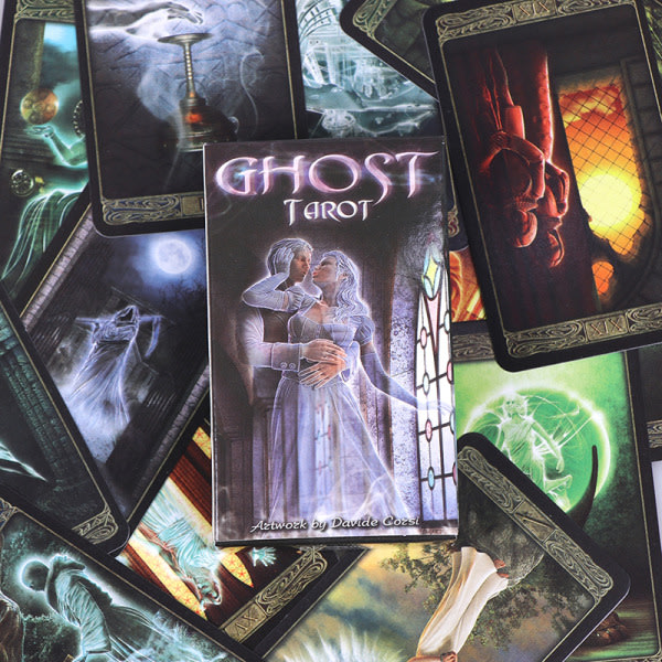 IC 1Box Ghost Tarotkort Spelkort Tarot Family Party Board Ga Flerfärgad en one size