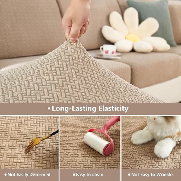 Elastisk magisk sofabetræk, universal, slidstærkt, kompatibelt med modulsofaer, grøn, 55-89 cm x 55-89 cm x 5-20 cm