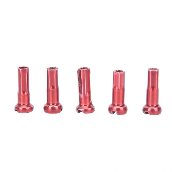 IC 72st cykelhjul ekernipplar 14mm cykelekrar nipplar för bic Red
