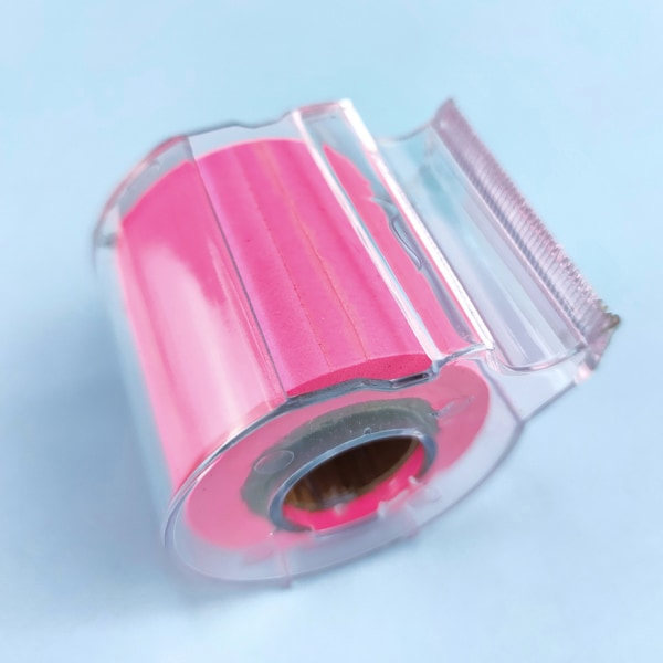 IC 2 pakker med selvklebende rosérøde helfilmslapper