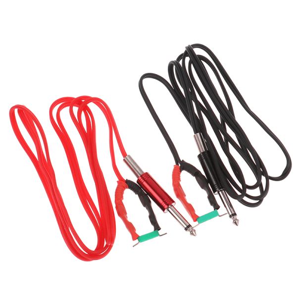 IC Power Silikonkabelklemme Sladdholder Standard Phono-stik Sort