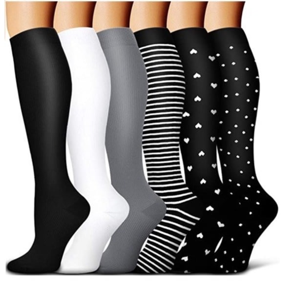 IC 6 par Unisex Kompressiosukat Loop - Urheilu Kuntosali Sukat