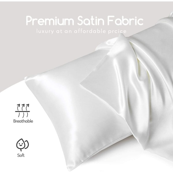 Satin Örngott 2-pack (utan fyllning) Vin 51*102cm