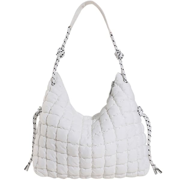 IC Puffer Tote Bag til kvinder Puffer Bag Let polstring