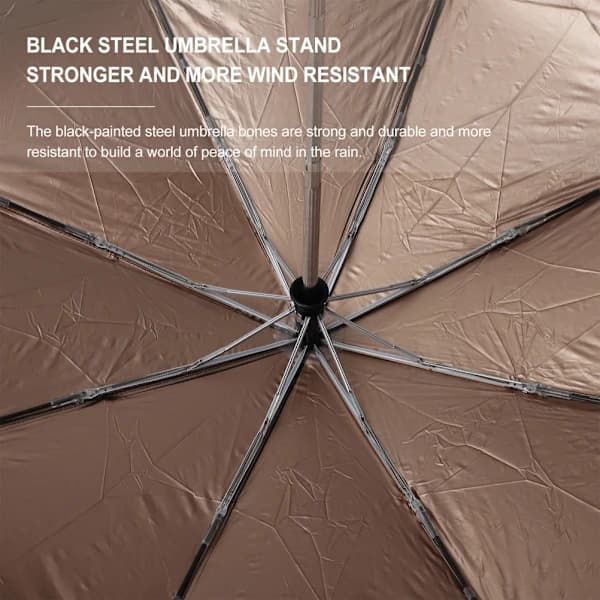 1 pc Creative Devil Skull Handle Umbrella Three-fold UV Sun Rain Umbrella