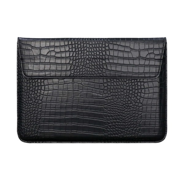 Krokodillekorn Kunstlæder Flap Style Etui Taske, 13 tommer