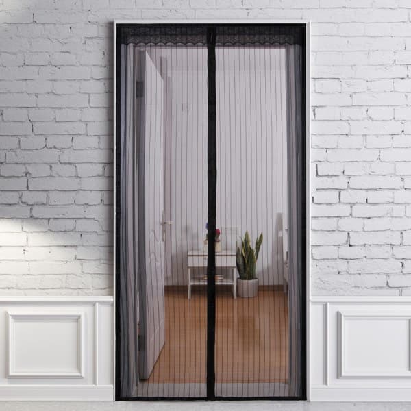 Hyttysverho Magneettiovilla 80x205cm Musta
