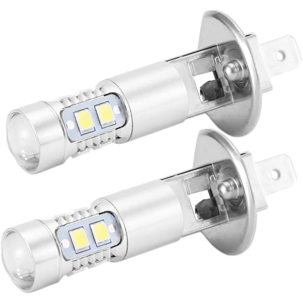 IC Hodelykter, 2x H1 6000K Super Lys 100W LED-tåkelys for bil