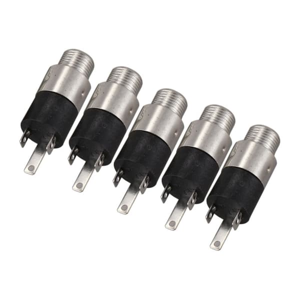 5 stk. 3,5 mm stereo jack panelmonteringskontakt