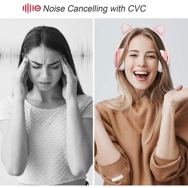IC Trådløse Bluetooth-hodetelefoner Stereo med innebygd mikrofon gull
