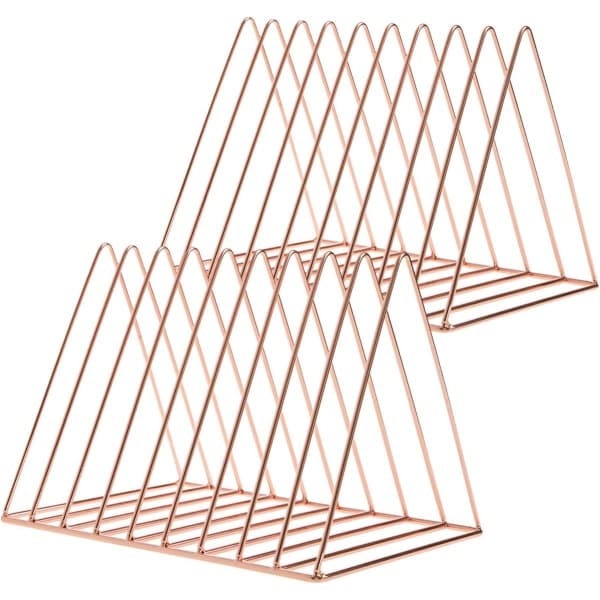 IC Triangel Filholder, moderne arrangør, 2 stk. magasinmapper
