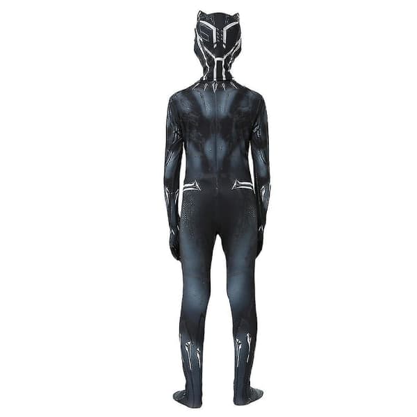 IC Barn Gutter Black Panther Cosplay Kostyme Størrelse 140