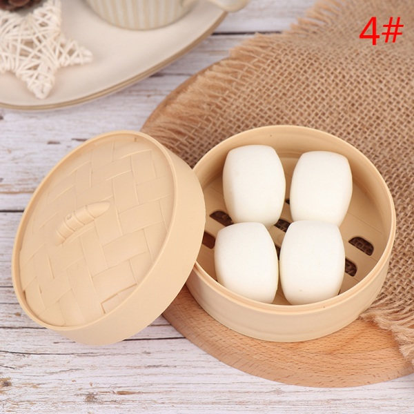 IC 1 sett dampfylt bolle Antistress Slow Rebound Parodileksak Hvit 4#