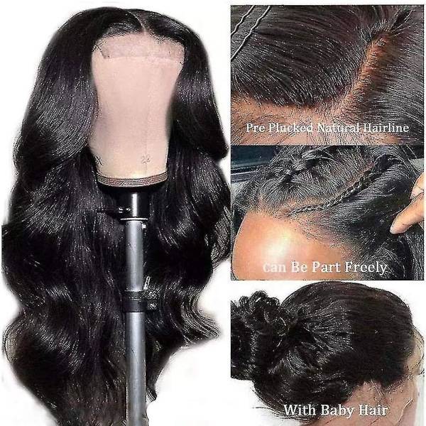 IC Body Wave Lace Front Peruukki Ihmishiukset Pre-pull Bleach Knot