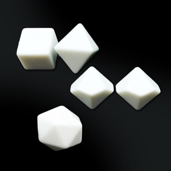 IC 7st/ Set DND Light Board Blank Dice Blank Polyhedron RPG Dice S