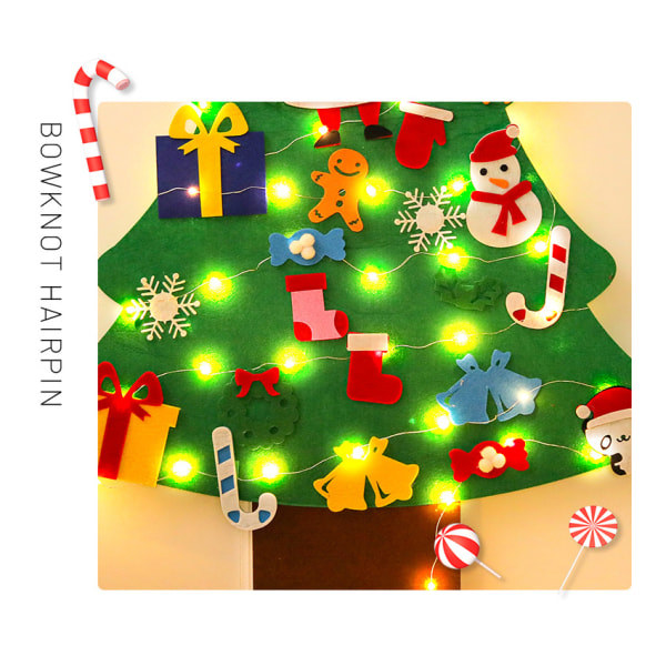 IC filt julgran set God Jul DIY musik ljus