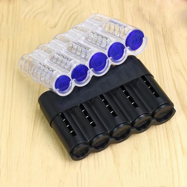 IC Creative Storage Mønter Håndtaske Opbevaringsboks Euro Møntdispenser Ho Sort