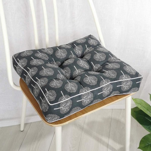 IC Firkantede Sitteputer, Ekstra Tykke Stolpute, Japansk Stil Tatami Rumpute Kontor Myk Meditere Overfylt-k 45x45x10cm