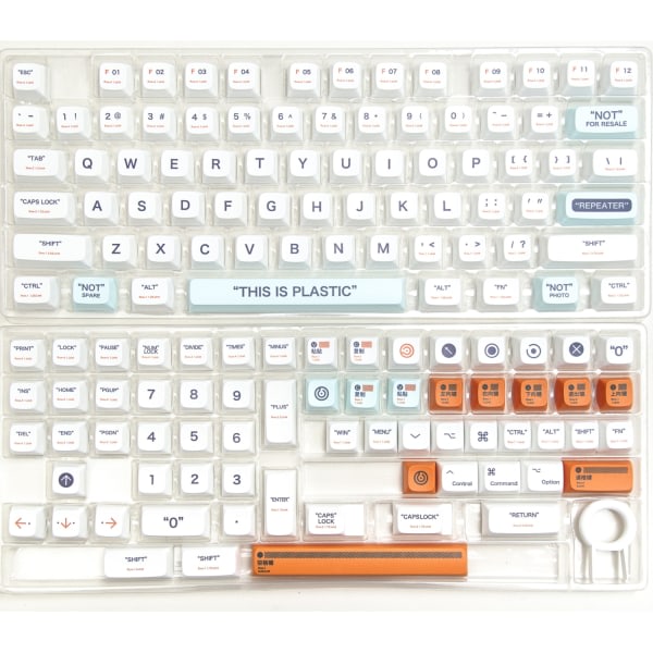 140 tangenter GMK plast nyckelkapsel PBT keycap sublimering 140 to key XDA Plast Pack by plastic bag IC