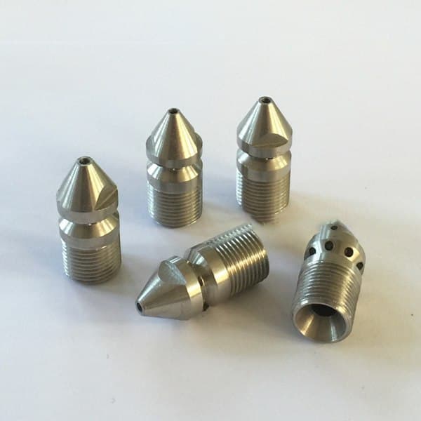 IC High-pressure cleaner drain/sewer cleaning nozzle 9 Jet 3/8\"