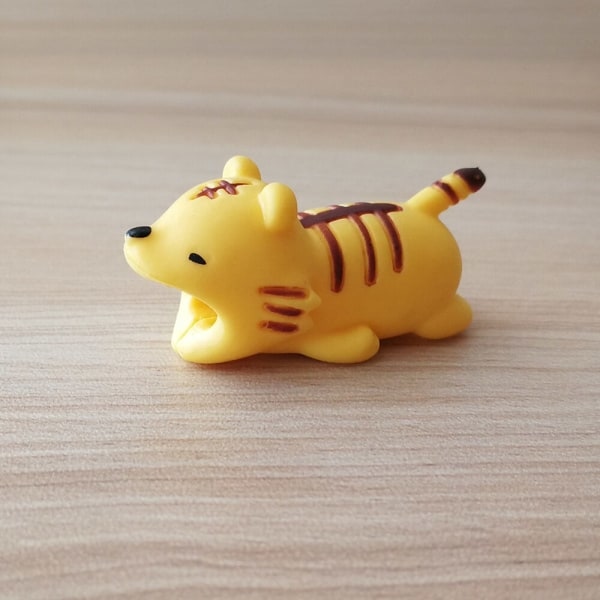 IC 10 stk USB kabel bidbeskyttelse Dyr Sød Cartoon Cover Case til Iphone-kabel Hovedtelefonkabel venner Mobiltelefon Dekoration Tips